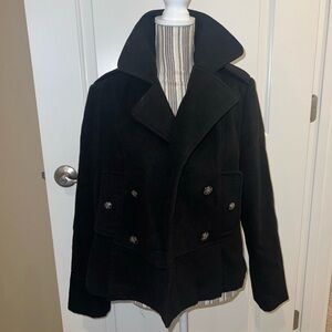 Mid length peacoat sz L